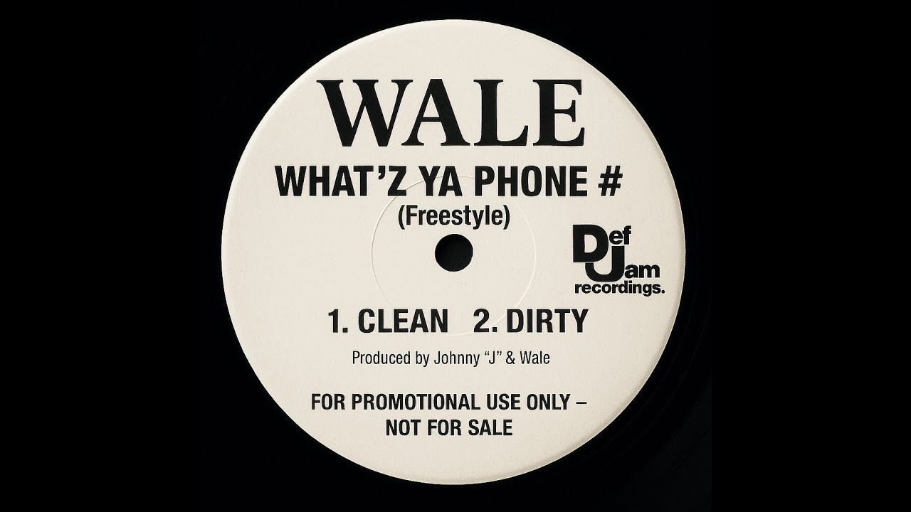 Wale - WHAT'Z YA PHONE # (Freestyle)